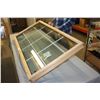 Image 2 : Window Panes and Frame 49.5" W by 24.25" T by 2.5" T