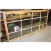 Image 3 : Window Panes and Frame 49.5" W by 24.25" T by 2.5" T