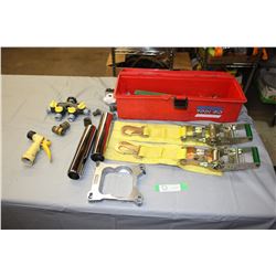 Tool Box and Contents, Strap ends and Hosing Items