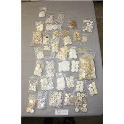 Lot of Button Sets (White Tones)