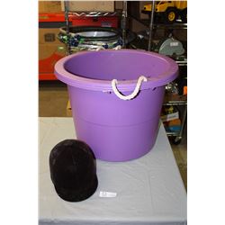 English Riders Helmet (7 1/8th) and Tub