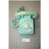 Image 1 : Northern Electric Blue Dial Cradle Phone