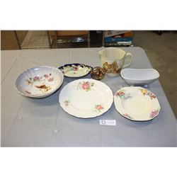 Multiple Dishes, Ceramic, Made in Germany and England etc.
