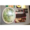 Image 3 : Oval Metal Serving Tray Currier & Ives "Summer", Crepe Paper, CDs, Cassettes and New Isotoner Gloves