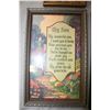 Image 3 : 2 5" by 6" Gold Frame European Scenes, Framed Verse "What a Man Learns" 9" by 12" and "My Son" Poem