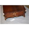 Image 4 : Hand Made Wood Magazine Rack (Likely 1950s) 9" W (Tapered) by 12" L and 18" H