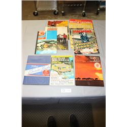 Table Lot of 9 Magazines (50s to 80s)