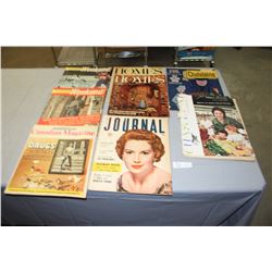 Table Lot of 8 Magazines (1950s to 70s)