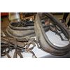 Image 3 : A Complete Double Set of Driving Harness with 26" Collars and Bridles