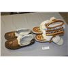 Image 1 : Mans 11.25" Sole and Ladies 9.5" Sole set of Moccasins
