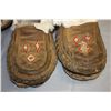 Image 4 : Mans 11.25" Sole and Ladies 9.5" Sole set of Moccasins