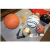 Image 3 : Kids Ball Catcher Vest, Plastic Helmet, Misc Sport Balls and Mini Hockey Sticks