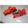 Image 3 : 2 Older Style Firetrucks Missing Small Pieces