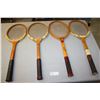 Image 4 : 4 Vintage Tennis Racquets