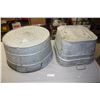Image 5 : 2X THE MONEY - 2 Vintage Metal Wash Tubs
