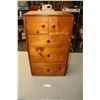 Image 1 : Wooden Storage Cabinet 24.25" T by 14.75" W by 10.25" D