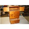 Image 4 : Wooden Storage Cabinet 24.25" T by 14.75" W by 10.25" D