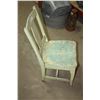 Image 3 : Vintage Wooden Chair 33.25" T by 15" D by 15" W
