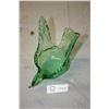 Image 3 : Green Glass Bird Display Dish