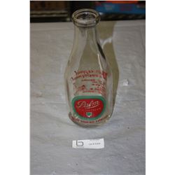 Palm Milk and Cream Bottle 10.5" T