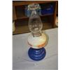 Image 2 : Blue Oil Lamp 18.5" T With Shade
