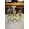 Image 2 : 3 Oil Lamps With Shades 18", 18.5" and 19.5"