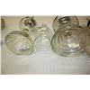 Image 6 : 3 Oil Lamps With Shades 18", 18.5" and 19.5"