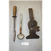 Image 1 : Vintage Dipper, Hand Tool and Cast Iron Piece