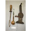 Image 2 : Vintage Dipper, Hand Tool and Cast Iron Piece