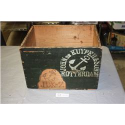Vintage Wooden Winnipeg Liquor Crate 10" T by 14.75" by 11.75"