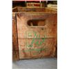 Image 3 : 1975 Wooden 7Up Saskatoon Crate 19.5" by 12.25" by 10" T and Plastic Coca-Cola & 7Up Bottle Carriers
