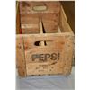 Image 2 : Pepsi-Cola Wooden Saskatoon Crate 19" by 12" by 10" T and 2 1991 Coca-Cola Trays
