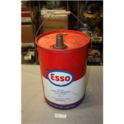 Esso 5 Gal Oil Pail