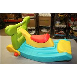 Fisher Price Plastic Rocking Toy 32" L