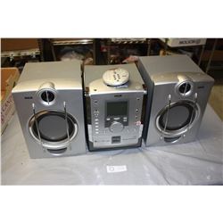 RCA 2 Speaker 5 Disc and Radio Sound System WITH REMOTE WORKING