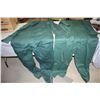 Image 6 : 2 SBG 100% Cotton Green Coveralls Sizes 46 & 48L