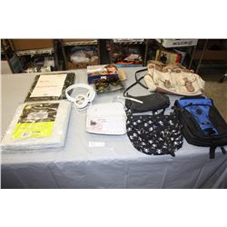 Purses, BBQ Covers, Make Up Brushes, Glasses and Headphones