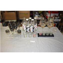 Cow Milk Bottles, Candle Set, Wedding Glass Set and etc