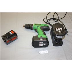 Superior Drill with 2 Batteries and Charge + 20V Lithium Battery
