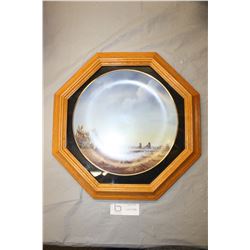 Framed Stooking Era Display Plate