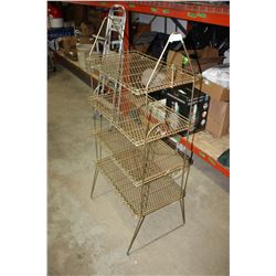 Metal Rack 52.5" T 24.5" W and 14" D