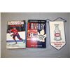 Image 1 : Montreal Canadians 1986 Cup-Mini Banner and 2 History Books