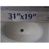 Image 3 : Uninstalled Marble Top Sink 31" X 19"