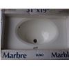 Image 4 : Uninstalled Marble Top Sink 31" X 19"