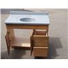 Image 9 : Sink with Marble Top and Wooden Cabinet *top is removable