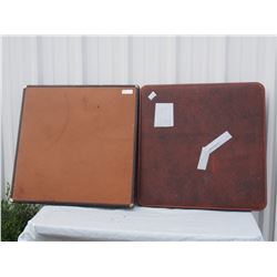 Two Card Tables- 30" Diameter