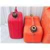 Image 2 : 3 Plastic Gas Cans and 1 Diesel Can