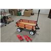 Image 1 : Millside Industry Inc. Express Wagon on Wheels w/ Skiis and Removable Sides