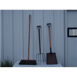Broom, Fork, and Shovel