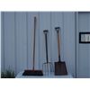 Image 1 : Broom, Fork, and Shovel